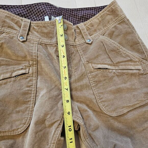 Athleta Corduroy Velvet Outdoor Pants Jeans Women Size 12P - Picture 14 of 14